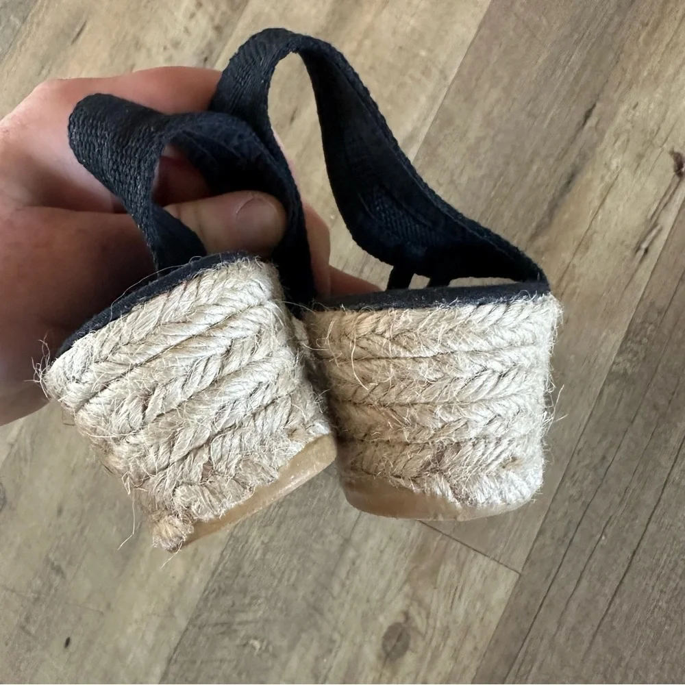 Sesto Meucci Slingback Julie Espadrille Black